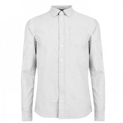 Firetrap Basic Oxford Shirt Grey