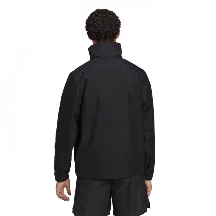 adidas BSC 3-Stripes RAIN.RDY Jacket Mens Black