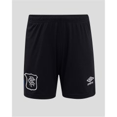 Umbro Rangers Third Shorts 2025 2026 Adults Black/Blue