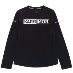 Karrimor Long Sleeve Run T Shirt Junior Boys Black