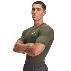 Under Armour HeatGear® Short Sleeve Mens Marine OD Green