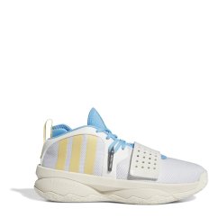 adidas Dame 8 Extply Basketball Trainers Boys Cloud White/Oat