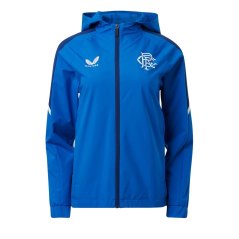 Castore Women's Rangers Lightweight Waterproof Packable Rain Anorak Blue