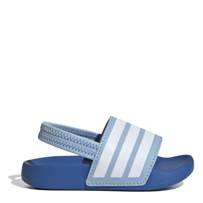 adidas Adilette Estrap Slides Infants Sky/White