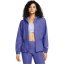 Under Armour Women's Rush Woven Full Zip Performance Training Jacket Purple