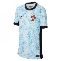 Nike Portugal Away Shirt 2024 Juniors Blue