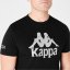 Kappa Authentic Logo pánské tričko Black 005