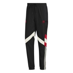 adidas Manchester United Originals Tracksuit Bottoms Adults Black/Red