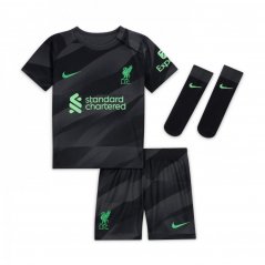 Nike Liverpool Goalkeeper Home Babykit 2023 2024 Black/Green