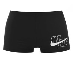 Nike Logo Swimming Trunks Mens Black