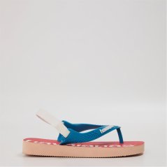 Havaianas Hav. Baby Logomania Salmon 19 Flip Flops Unisex Kids Ballet Rose
