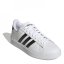 adidas Girls Grand Court Sneakers White/Black