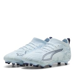 Puma Childrens PUMA Ultra 5 Match Firm Ground Football Boots Icy Blue