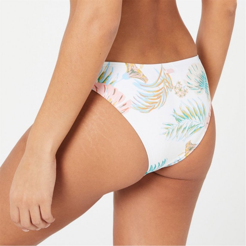 Roxy Moderate Bikini Bottoms Ladies White/Print