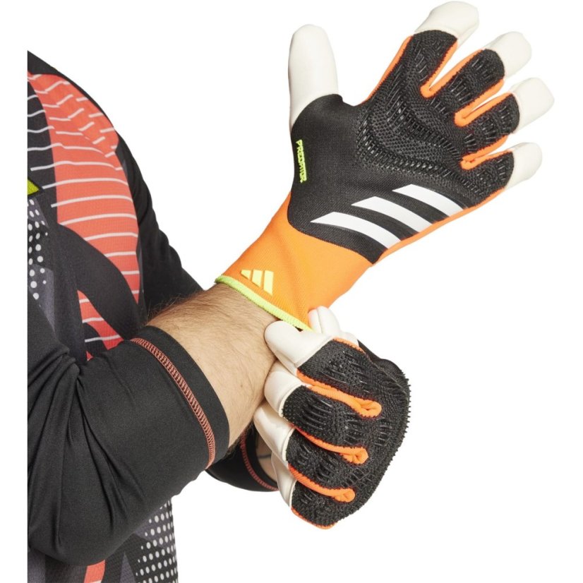 adidas Predator Pro Hybrid Goalkeeper Gloves Black/Solar Red