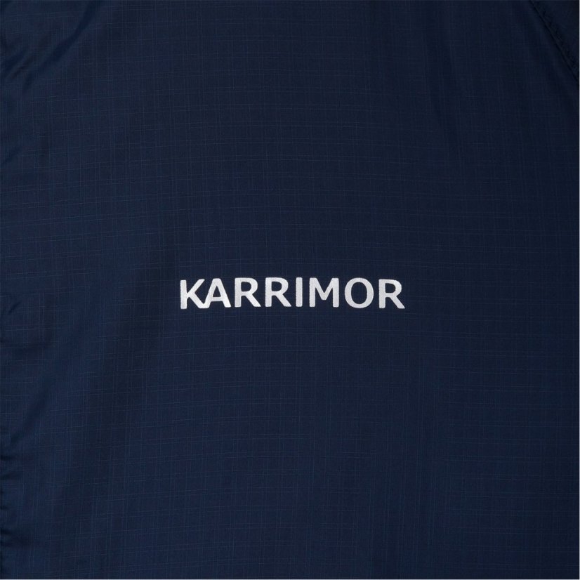 Karrimor Kids' Lightweight Weather-Resistant Hooded Long Sleeve Softshell Jacket Navy
