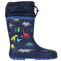 Gelert Cuff Welly Boot Childrens Dinosaurs