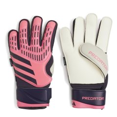 adidas Predator Match Fingersave Goalkeeper Gloves Adults Pink/Black