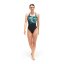 Speedo Training Power Back Swimsuit Black/Blue