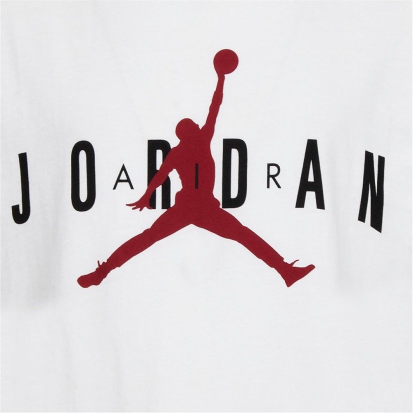 Air Jordan Longline Graphic T Shirt Junior Boys White JDBBrand