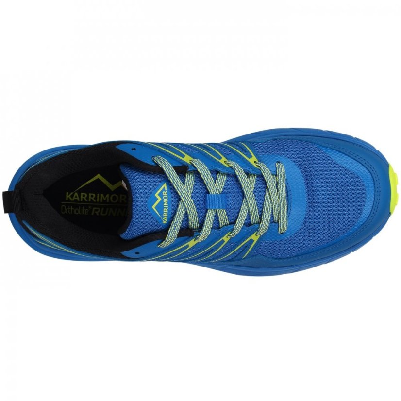 Karrimor Caracal Mens Trail Running Shoes Blue/Lime