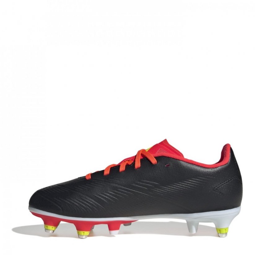 adidas Predator 24 League Junior Soft Ground Boots Black/White/Red