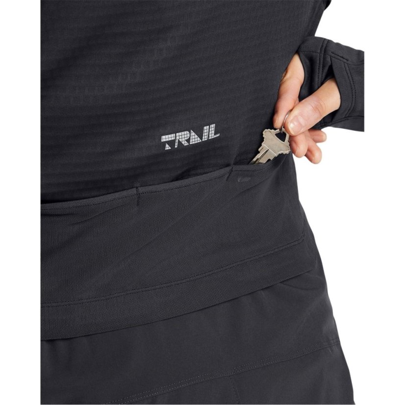 Under Armour Women's Trail Long Sleeve Performance Running Top ANTHRACITE / CO