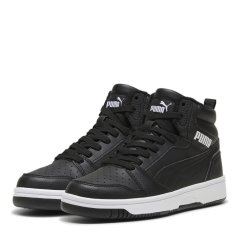 Puma Rebound V6 Mid WTR Jr Black/White