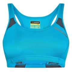 Diadora Women's L.Top Team Performance Gym Top Blue Fluo