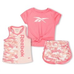 Reebok Kids' Short Set Neon Sunset