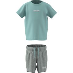 adidas Essentials Tee-Short Set Baby Mint/White Lin