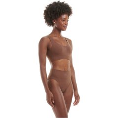 adidas Sport Active Seamless Micro Stretch Scoop Lounge Bra Toasted Mocha