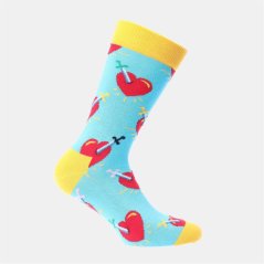 Happy Socks Broken Heart Socks Turquoise