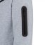 Fabric Zip Tracksuit Dark Grey