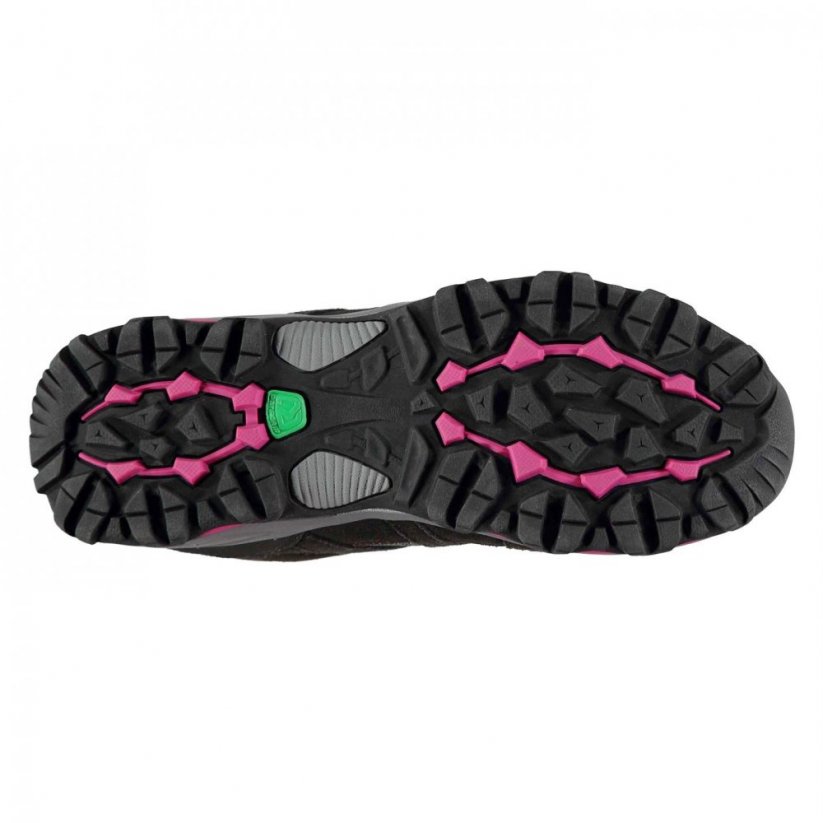 Karrimor Mount Low Ladies Waterproof Walking Shoes Black/Pink