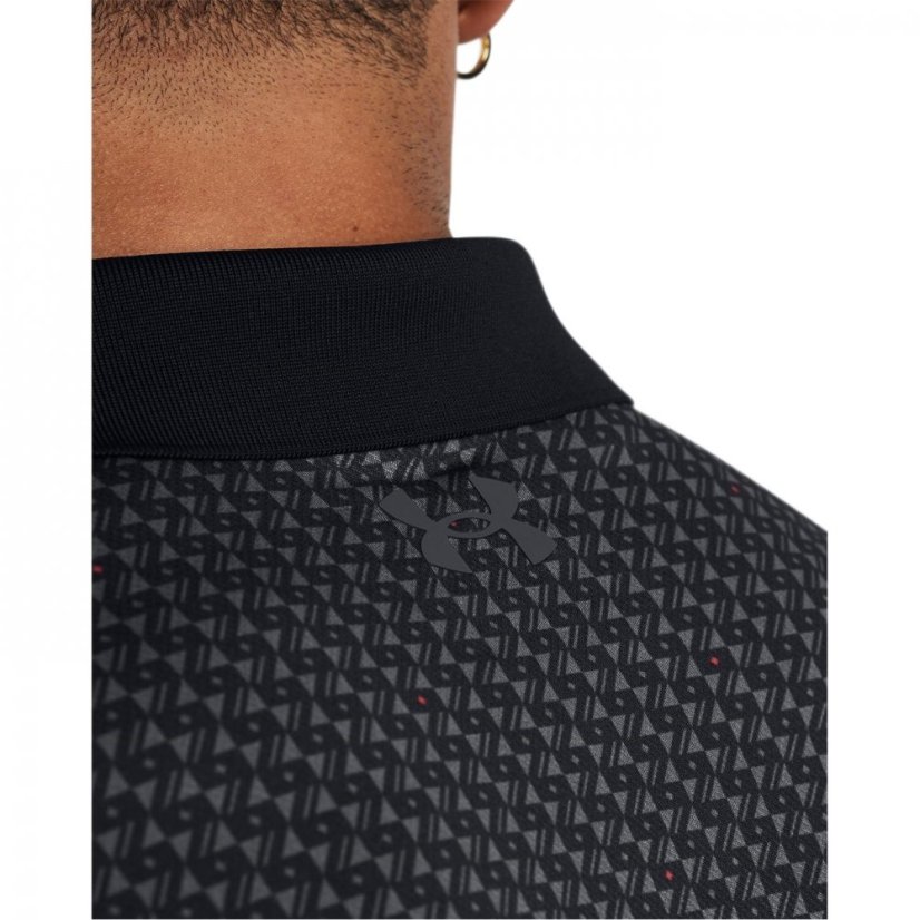 Under Armour Perf 3.0 Printed Polo Black