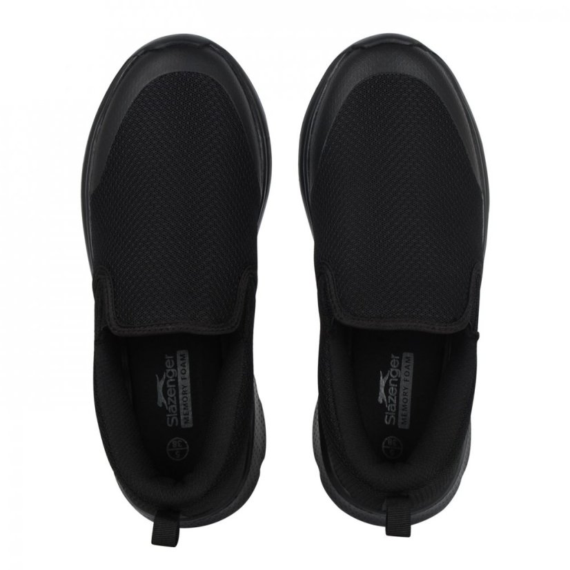 Slazenger Zeal Womens Slip On Shoes Black/Black