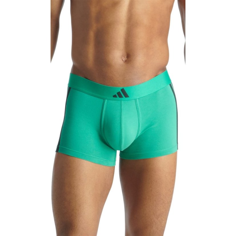 adidas Active Flex Cotton 3 Stripes Trunk (2PK) Multi