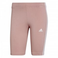 adidas Essential 3 Stripe Shorts Womens Light Pink