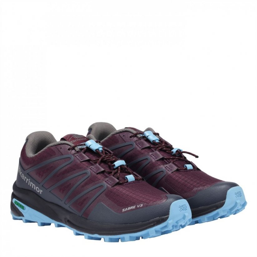 Karrimor Sabre 3 Trail Running Shoes Plum/Blue