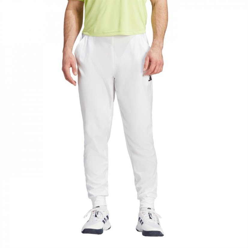 adidas Tennis Woven Track Trousers Mens White