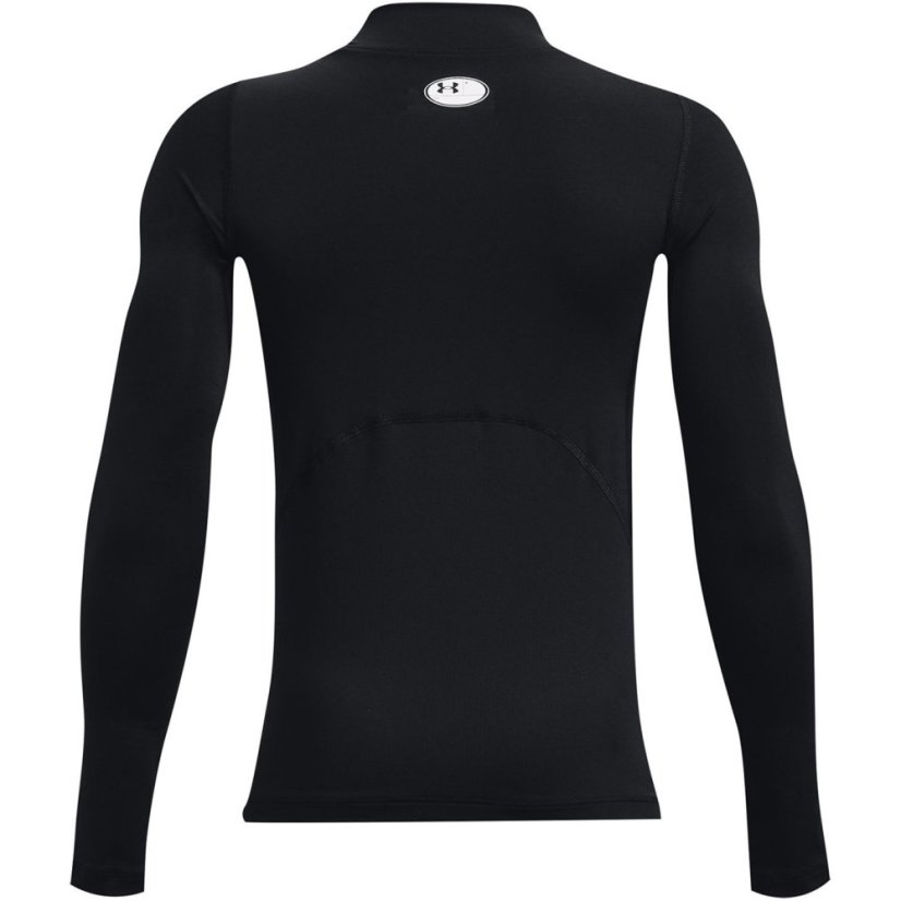 Under Armour HeatGear® Mock Long Sleeve Boys Black