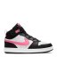 Nike Court Borough Mid 2 Little Kids' Shoes Black/Pink/Wht
