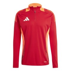 adidas Men's Tiro24 C Quarter Zip Fleece Power Red