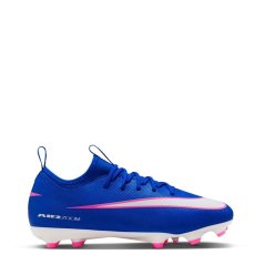 Nike Zoom Mercurial Vapor 16 Juniors Firm Ground Football Boots Blue/Wht/Pink