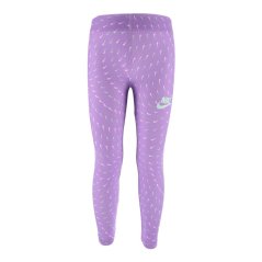 Nike Sport Essential Allover Print Leggings Violet