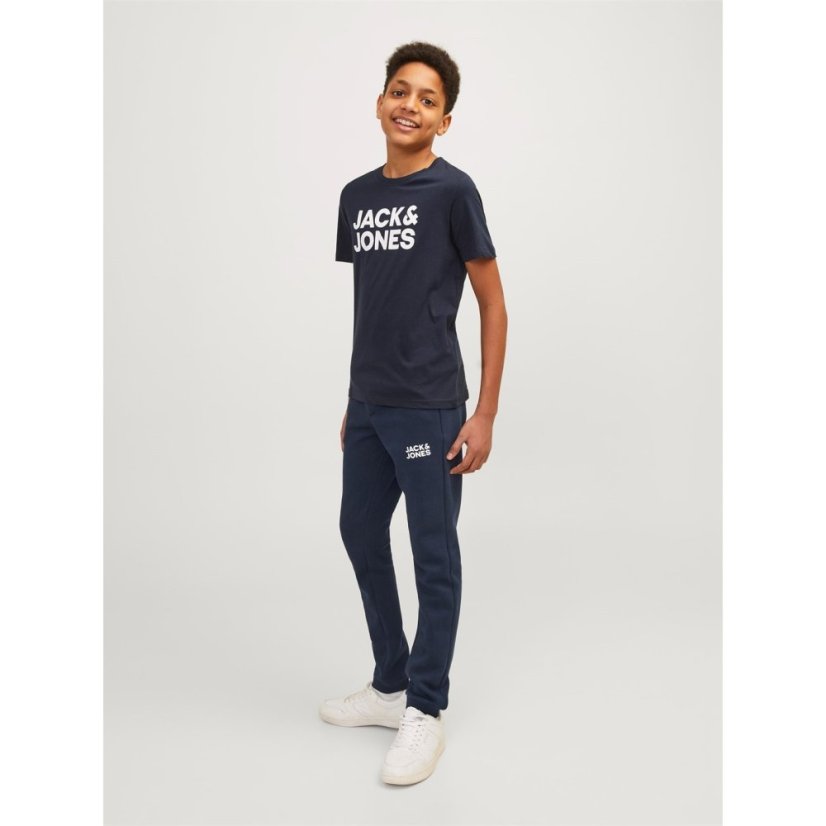 Jack and Jones Kids' Gordon Closed Hem Fleece Joggers Navy Blazer
