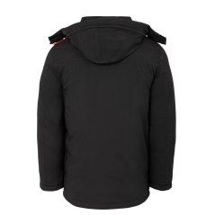Lee Cooper Men's Quilted Padded Puffer Jacket Black