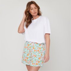 Miso Fruit Short-Sleeve Pyjama Set White