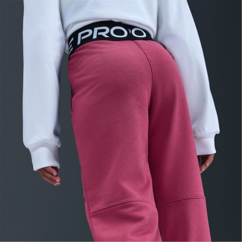 Nike Pro Dri-FIT Jogging Bottoms Juniors Sweet Beet